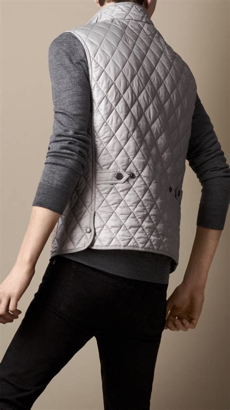 burberry gilet grey|Burberry jacket men's sale.